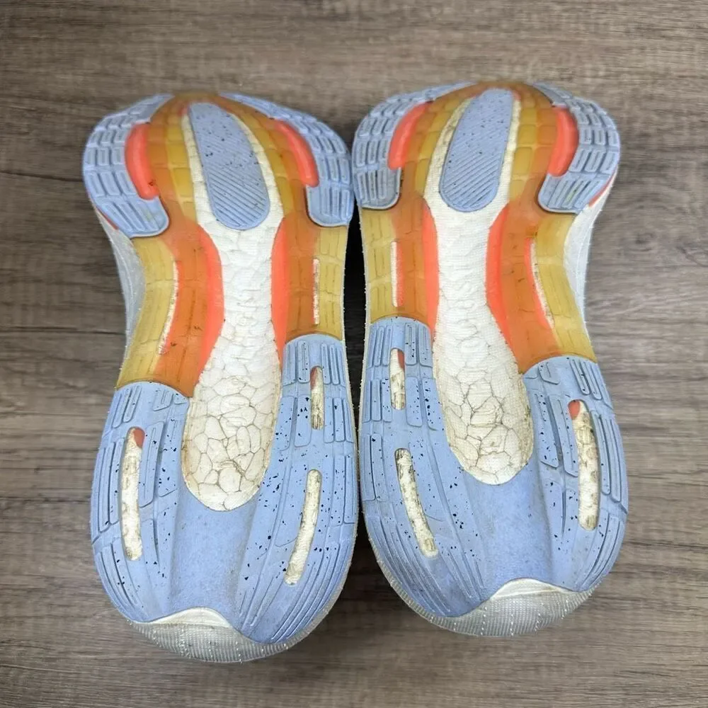 Adidas~Women's~ Ultraboost Light, Blue/Orange Running Shoes~Size 8 - Picture 9 of 10